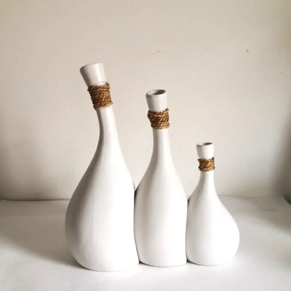 Soliflore Triple Nesting Ceramic Vases